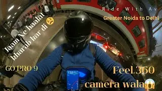 GoPro 9 Front Cam = 360° POV 😱 | Bike Ride Ka Full Maza! Jaam Ne haalat kharab kar di 😫