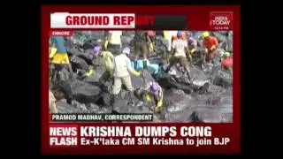 Ennore Oil Spill: Clean Up Operation Continue In Ennore