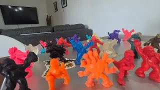 Monstruos de bolsillo sonrics 90s pequeña colección desbloqueando recuerdos 