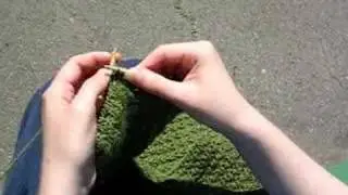 Knitting p1, k1, p1 in same stitch