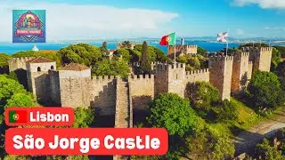 LISBON CASTLE 🏰: Breathtaking Panoramas of Lisbon 🇵🇹 | December 2024 | 4K