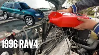 DIY Oil Change | 1996 Toyota Rav4 | Easy DIY Tutorial