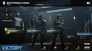 Call of Duty B07 Warzone BattleRoyal Quads Victory Gameplay # 294