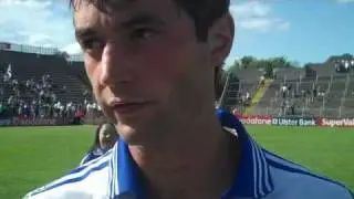 Damien Freeman talking to  Drumlinsport.c