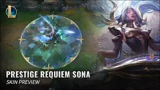 Prestige Requiem Sona Skin Preview || League Of Legends: PBE