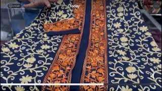 ✅️Kashmiri Work PREMIUM Valvet, Daffodil Wool LADIES Shrug SUIT at Less PRICES,9115603111,9115604111