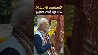 PM Modi Offers Prayers At Somnath Temple | Gujarat | NTV Telugu