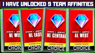 I have UNLOCKED 9 TEAM AFFINITY DIAMONDS in MLB The Show 24