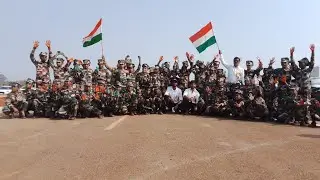 Army dance in collectorate office vikarabad #vikarabad #republicday #dance 