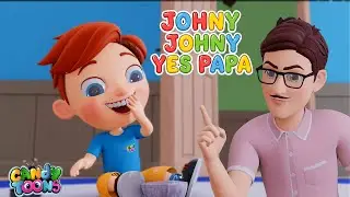 Johny Johny Yes Papa Song for Toddlers | Learning Good Habits | Rhymes for babies |Candytoons colors
