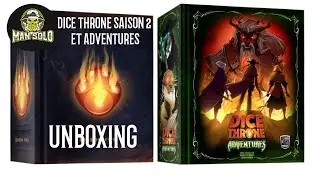 Unboxing - Dice Throne Saison 2 + Adventures VF