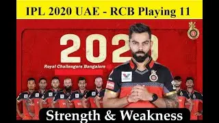 IPL 2020 UAE - RCB Playing 11 | Royal Challengers Bangalore Squad | 2020 Bangalore Team | Playing XI