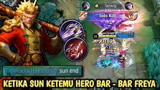 KETIKA SUN KETEMU HERO BAR - BAR FREYA | INI CARA SUN MENGATASINYA | SUN BEST BUILD 2026 - MLBB