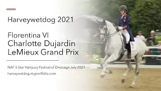 Charlotte Dujardin and Florentina VI Grand Prix; NAF 5* Hartpury Festival of Dressage 2021