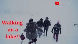 First Day in Finland   Walking on a Lake   Speaking Finnish Language in Finland