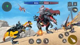 Dino Robot War Transformation - Android Gameplay