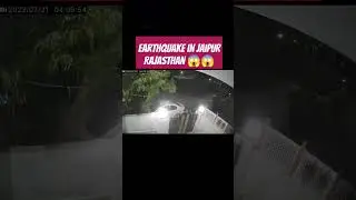 Earthquake in Jaipur 🌏😥#jaipur #earthquake #earth#bhukamp#pinkcity#viral #real#shortvideo#shorts