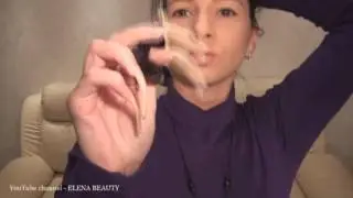 I make my hair into ponytail with Long nails 1080