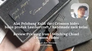 Alat pelobang kulit Leathercraft | Pricking Iron | Stitching chisel | French Style dari Crimsonhides