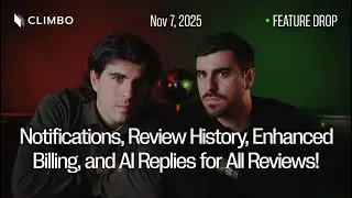 Climbo Friday Drop: Notifications, Review History, Enhanced Billing, and AI Replies for All Reviews!