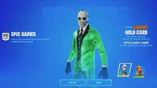 NEW LUCKY WILD CARD Edit Style Showcase in Fortnite