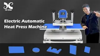 16x20 Double Station Electric Automatic Heat Press Machine for Perfect Heat Transfers Results