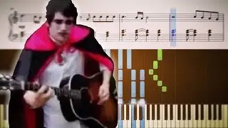 IT'S ALMOST HALLOWEEN (Panic! At The Disco) - Piano Tutorial + SHEETS