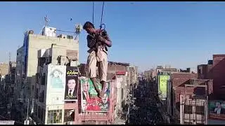 Clock Tower Height Rescue Operation