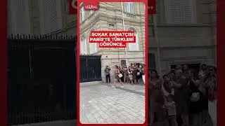 Paris&rsquo;te bir sokak m&uuml;zisyeni, dinleyicilerin arasında T&uuml;rklerin de olduğunu g&ouml;rd&uuml; ve... #shorts