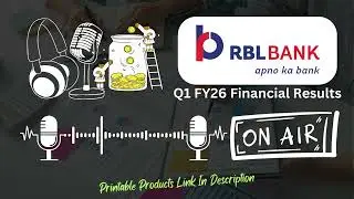 RBL Bank Q1 FY26 Results | Profit Growth, NII, Asset Quality & Future Outlook Explained