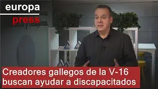 Los creadores gallegos de la baliza V-16: 