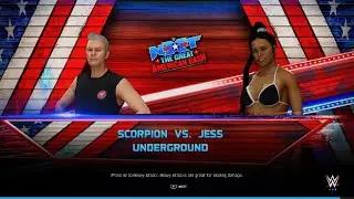WWE 2K25- SCORPION 🆚 JESSICA REED!!!!!!!