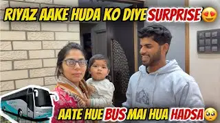 Riyaz Aaye Mumbai😍 Huda Ko Mila Surprise😍 Ghar Wale Hue Khush😍 @HudaDIYvlogs 