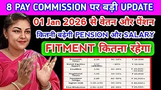 8th Pay Commission Big Update! Fitment 2.56&ndash;2.86 | 30%-45% Pension & Salary Hike