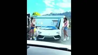 Washing Car With Gasoline