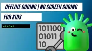 Teaching coding to kids at home 🏡 | offline coding