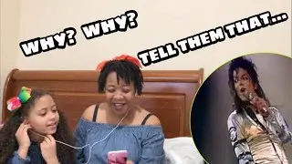 Mom and Daughter Reacts to Michael Jackson - Human Nature [Live in Wembley] (1988)