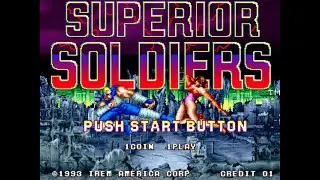 Superior Soldiers (All Characters Gameplay) - Arcade - Irem 1993