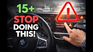 Более 15 ошибок, которые допускает каждый владелец нового BMW!