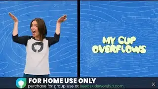 Psalm 23:5 - My Cup Overflows (Hand Motions)