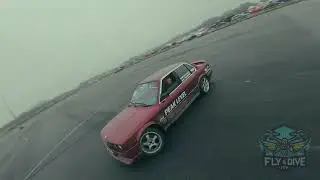 Drifting on Wet Asphalt | FPV Drone POV