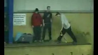 rouven shaw hardflip from halfpipe