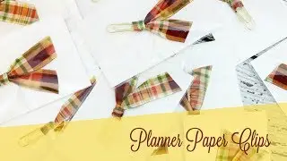 Fall Planner Paper Clips