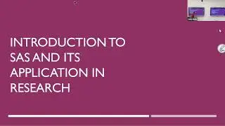 Introduction to SAS