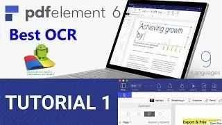 PDFelement 6 pro OCR tutorial || A Simple Way to Extract Text From Images |