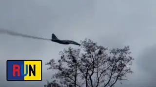 Watch: Russian Fighter Jets in Ukraine's Skies