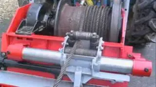 Eigenbau Seilwinde mit hydraulischer Seilführung