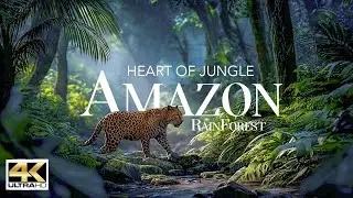 Amazon Rainforest in 4K  Aerial Jungle, Wildlife & Deep Forest Sounds 30 Minutes
