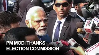 PM Modi thanks Election Commission for conducting elections peacefully