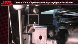 JKS Jspec Suspension Install - JK Rear Bump Stop Installation